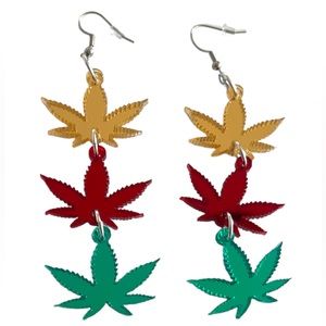 ROLITA RAVE COUTURE “420” EARRINGS NWT BNIB